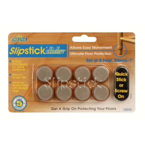 Slipstick 1" Furniture/Floor Protective Foot Slider Glides & Reviews